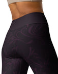 Midnight Wisteria Leggings