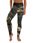 Black & Gold Marble Leggings