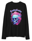 Psychedelic Skull Long Sleeve Fitted Crew