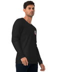 Men's Long Sleeve Fitted Crew